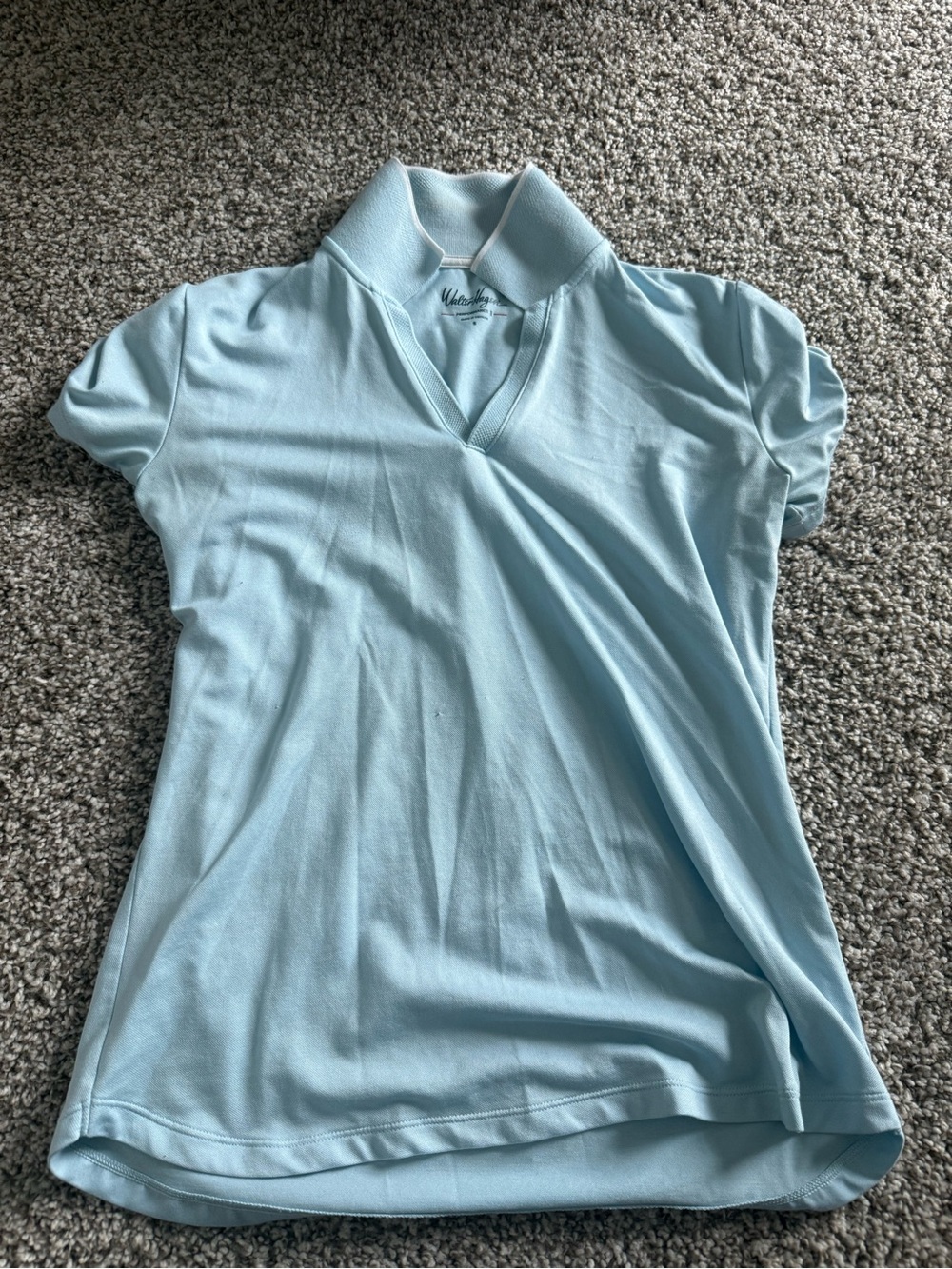 Walter Hagen Light Blue Polo-Style Women's Top